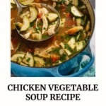 Pin image 3 for chicken vegetable soup.