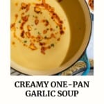 Garlic soup pin image 2.