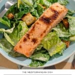 Salmon Caesar Salad pin image 1.