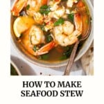 Seafood stew with shrimp and lobster pin image 3.