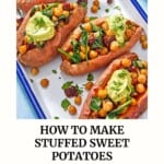 Stuffed sweet potatoes pin image 3.