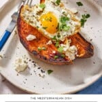 Sweet Potato Breakfast with Fried Eggs pin image 1.