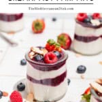 Cottage cheese yogurt parfaits pin image 2.