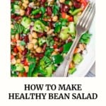 Three bean salad pin image 3.