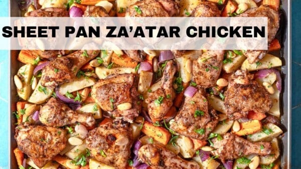 Video for Sheet Pan Za'atar Chicken.