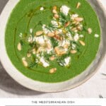 spinach feta soup pin image 1.