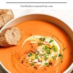 Sweet potato soup pin image 2.