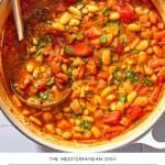 white bean stew pin image 1.