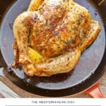 Roasted Whole Chicken pin image 1.