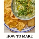 Spinach dip pin image 1.